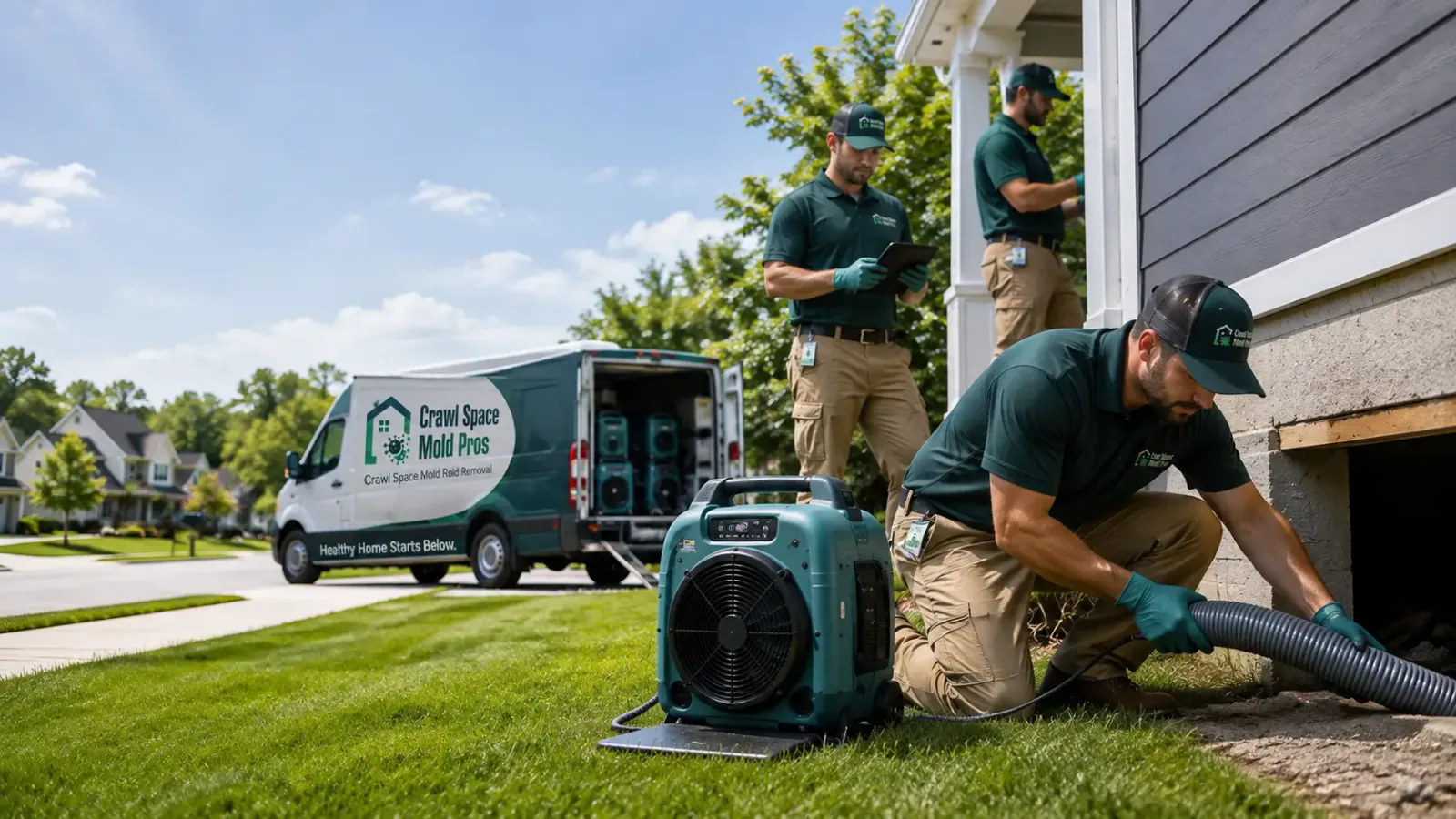 Crawl Space Mold Removal in Woolstock, IA